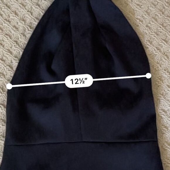 Stylestalker Asymmetrical Black Lana Noir Halter Crepe Dress S - Picture 12 of 14